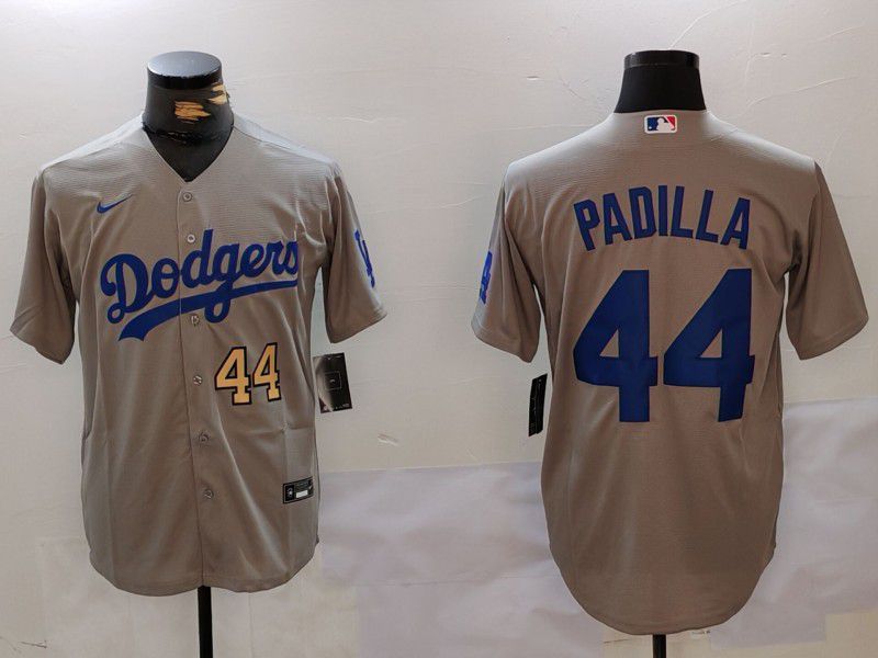 Men Los Angeles Dodgers #44 Padilla Grey Game 2024 Nike MLB Jersey style 11->indianapolis colts->NFL Jersey